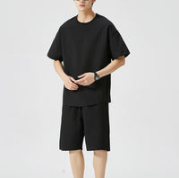 Pair With A Two Piece Set Of Loose Casual Sports Short Sleeved Shorts