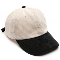Women's Outdoor Solid Color Patchwork Baseball Cap