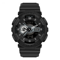 Multifunctional Double Display Men's Electronic Watch