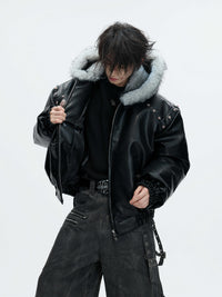 Hooded Extra-thick Fleece-lined Winter Coat