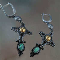 Europe And America Creative Gold Bead Earrings For Women