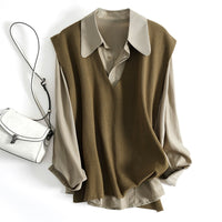 Women's Long Sleeve Loose Casual Shirt
