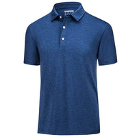 Men's Comfortable Breathable Short-sleeved Lapel Polo Shirt