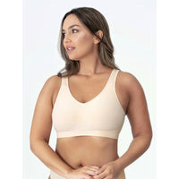 Womens Wireless Plus-size Adjustable Bra