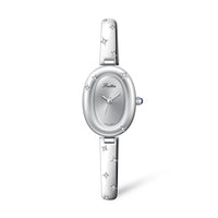 Oval Disk Bracelet Watch
