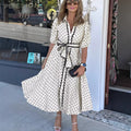 Women's New Lace-up Fashionable Casual Dress