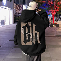 Loose-fit Hoodie Hong Kong-style High-street Fashion Brand Jacket