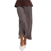 Lady's Polka Dot Print Dress