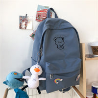 Junior High School Students Korean Version Of The Wild Backpack Female High School Students Ins Backpack