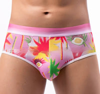 Men's Briefs Printed Breathable Mesh Digital Printing
