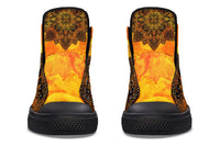 Printed Couple High-top Canvas Shoes
