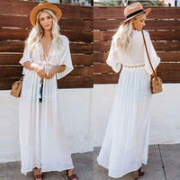 Lace Mid-length Sun Protection Clothing Beach Jacket