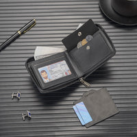 Short Retro Embossed New Horizontal Men's Wallet