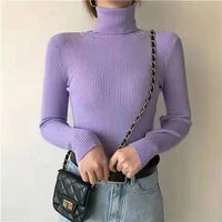 Turtleneck Knitted Sweater For Women AutumnWinter New Arrival
