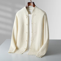 Button Warm Thickened Wool Coat