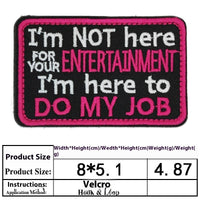 Pet Dog Accessories Embroidered Velcro New Pet Clothing Decorative Sticker Computer Embroidery Chapter