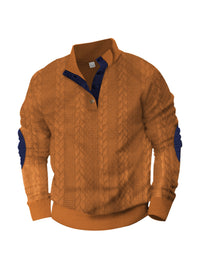 Trendy New Patch Embroidery Men's Sweatshirt