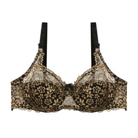 Women's Plus Size Lace Perspective Lingerie Fashion Bra