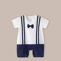 Thin Women's Short Sleeve Newborn Baby Child Jumpsuit Romper