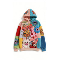 Fashion Casual Printed Polyester Sweater