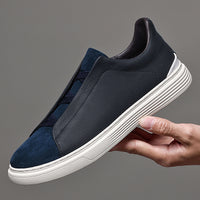 European First Layer Cowhide Four Seasons Leisure Korean Style Versatile Personality Men's Shoes