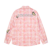 Loose Plaid Long Sleeve Men's And Women's Shirts
