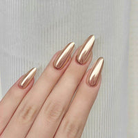 Electroplated Almond Wear Armor European And American Fashion Fake Nail Patch