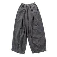 Womens Retro Loose Wide-Leg Corduroy Workwear Casual Pants