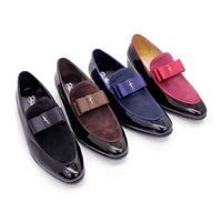 Matte Leather Patent Leather Men's Shoes