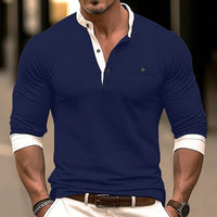 Personality Men's Long Sleeve Round Neck T-shirt