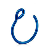Stainless Steel U-shaped Nose Ring Simple Style Non-perforated Nose Studs