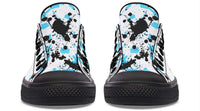 Fashion Printed Couple High Top Canvas Shoes