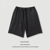 High Quality Curling Cropped Pants Casual Shorts Men