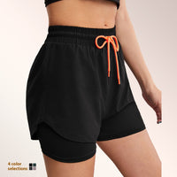 Anti-exposure Drawstring Three-point Fitness Sports Pants