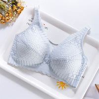 Pregnancy Breastfeeding Bra Front Steel Ring Lace Gather Type