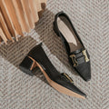 Chunky Heel High-heel Commuter Shallow Shoes