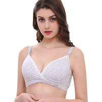 Cross Nursing Bra Without Steel Ring Double Buckle Pregnant Women