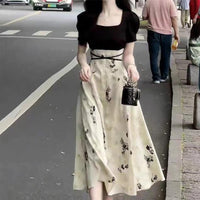 Hepburn-style High-end Printed Dress For Women