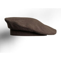 Dark Beret For Women With Large Faces Black Painters Cap
