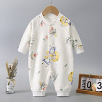 Baby Autumn Clothes Long Sleeve Spring And Autumn Baby Jumpsuit Pure Cotton Baby