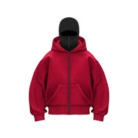 New European And American Autumn Spring Hooded Loose Cardigan Baseball Uniform Men