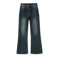 Retro Loose Micro-flared Jeans For Women