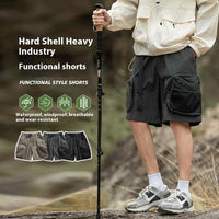 Outdoor Three-proof Sports Shorts Mechanical Style Multi-pocket Waterproof