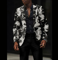Casual All-match Dark Men's Coat