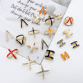 Three-ring Silk Scarf Buckle Scarf Buckle Shawl Buckle Chest Ornament Female