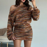 Long-Sleeve Dress In European And American Style