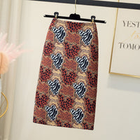 Court Women's Printed Wear Pencil Sheath Skirt