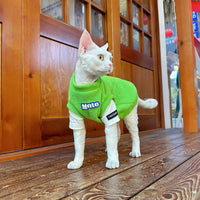 Versatile Faux Two-piece Fleece Cat Outfit