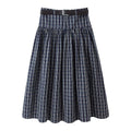 Retro Plaid Skirt That Prevents Wardrobe Malfunctions
