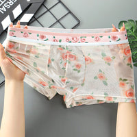 Summer Breathable Thin Transparent Boxers